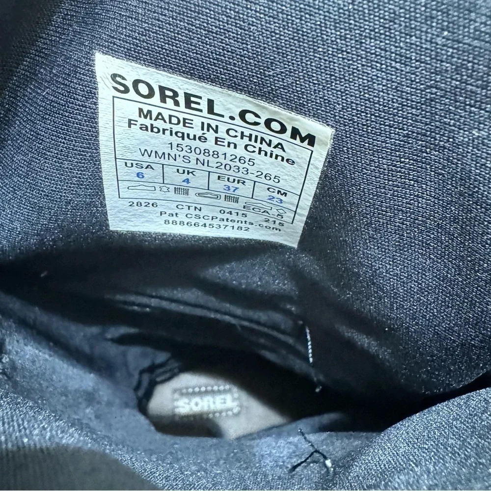 SOREL Carly Conquest tall winter boots‎ Sz 6